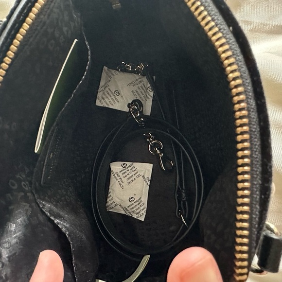 NWOT Kate Spade Black Velvet w/ Pearls Purse - Picture 5 of 8